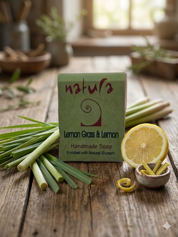 Oppfriskende Sitron- og Sitrongressåpe