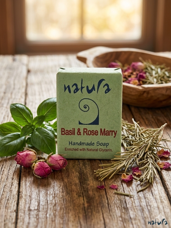 Basilikum- & Rosmarin såpe – Naturlig pleie for huden din