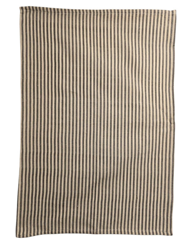 2 stk kjøkkenhåndklær grå striper